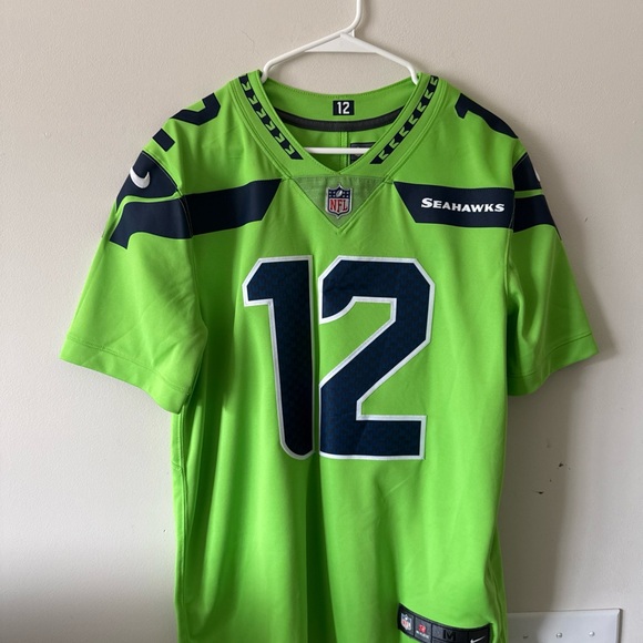 NFL Seahawks Lime Green Jersey